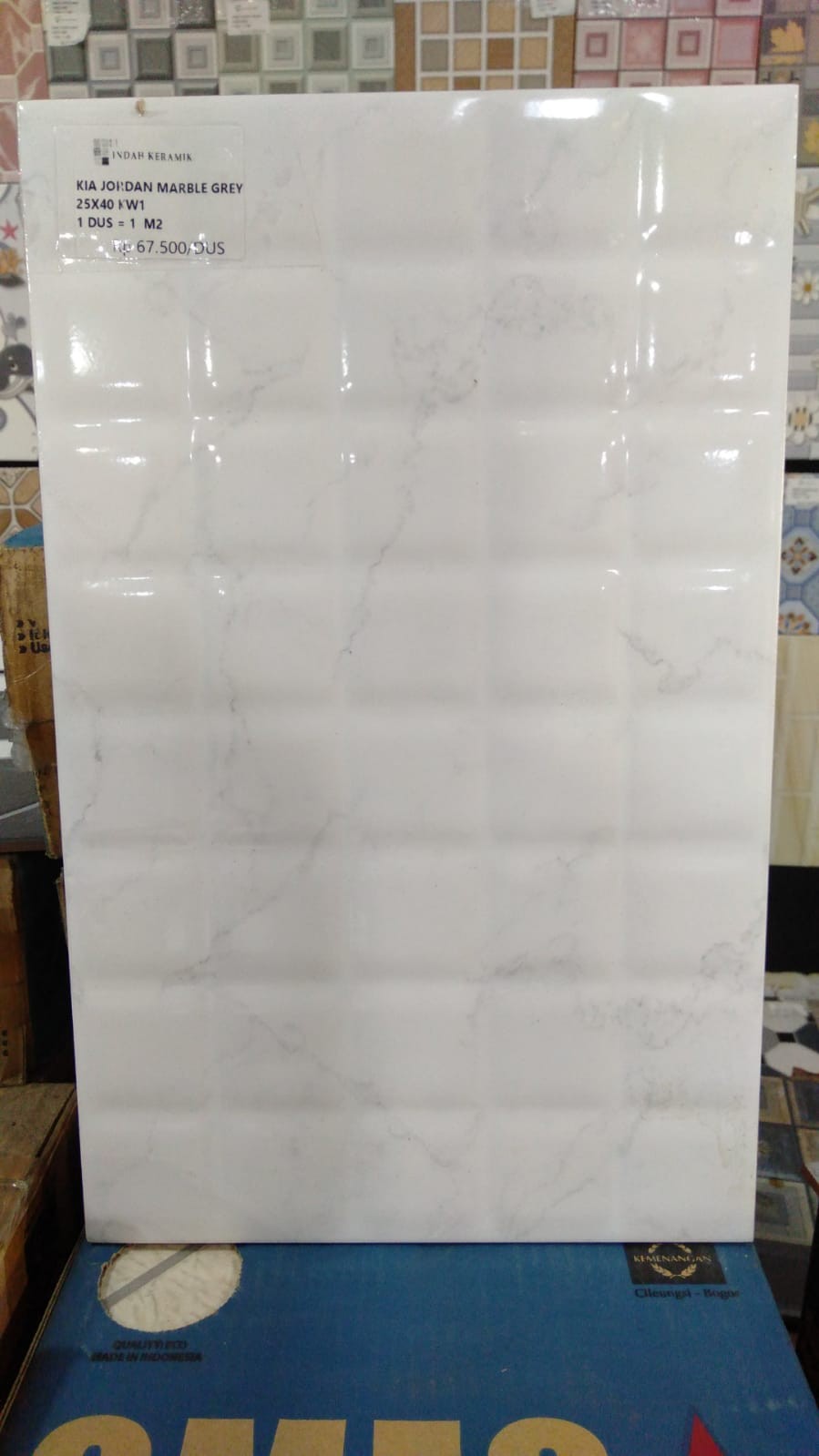 KIA Jordan Marble Grey 25x40